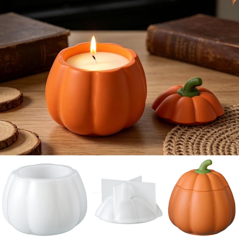 Candle Making Jars - Kabak saklama kutusu silikon kalıp DIY
