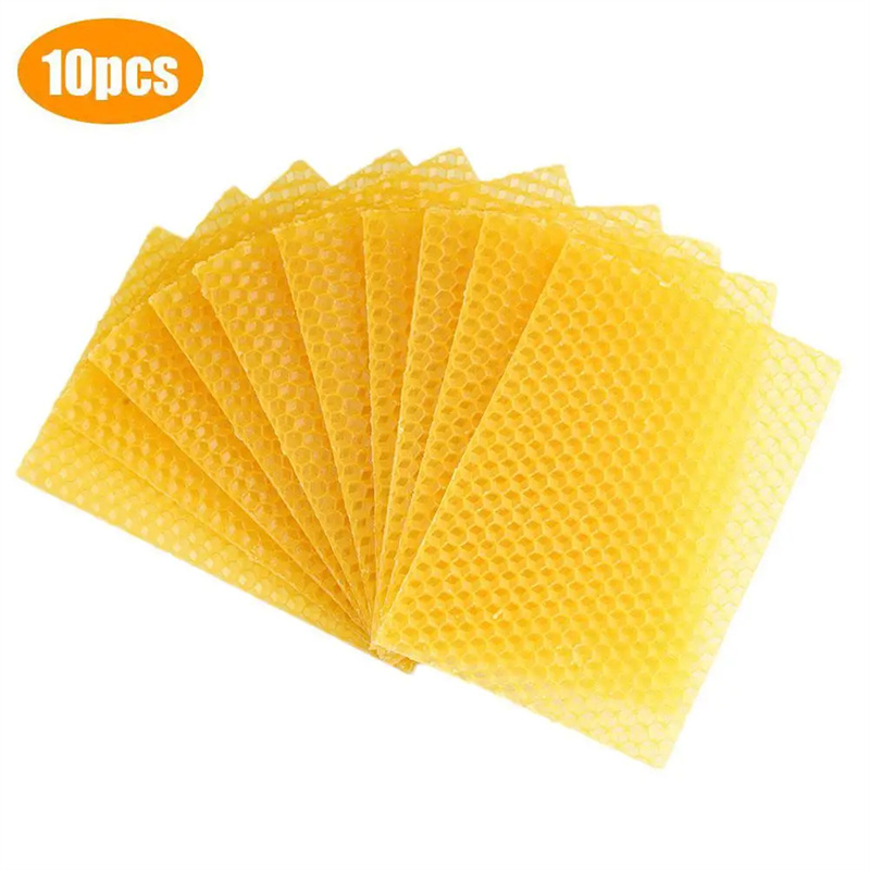 Candle Making Kit Beeswax - 10 adet balmumu levhaları mum yapımı
