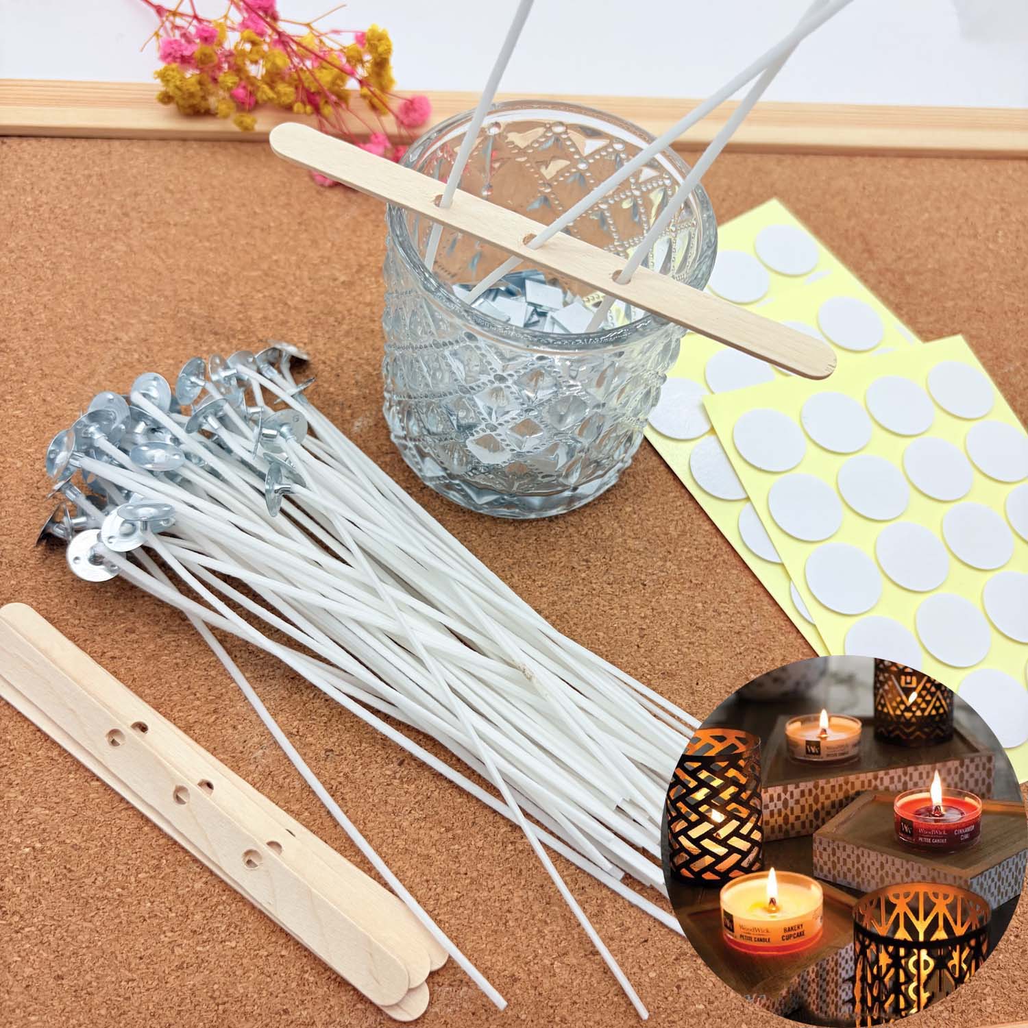Candle Making Workshop - 1 SET Mum Yapımı DIY Kitleri
