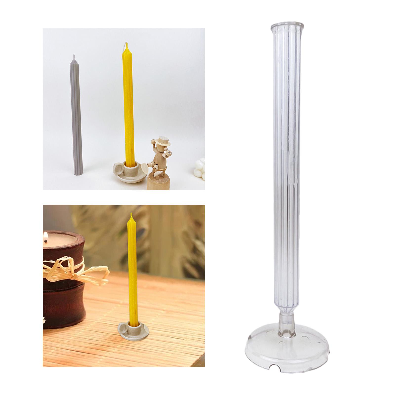 Candle Making Gel Wax - 3D Uzun Çubuk DIY Mum Kalıpları