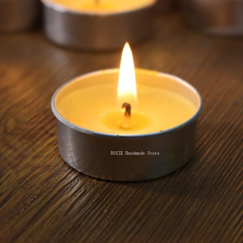 Candle Making Jars - Boş çay balmumu dairesel alüminyum kutu