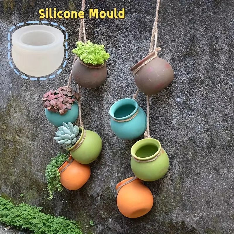 Candle Making Diy - Silikon Saksı Kalıpları, Reçine Kalıpları, Epoksi