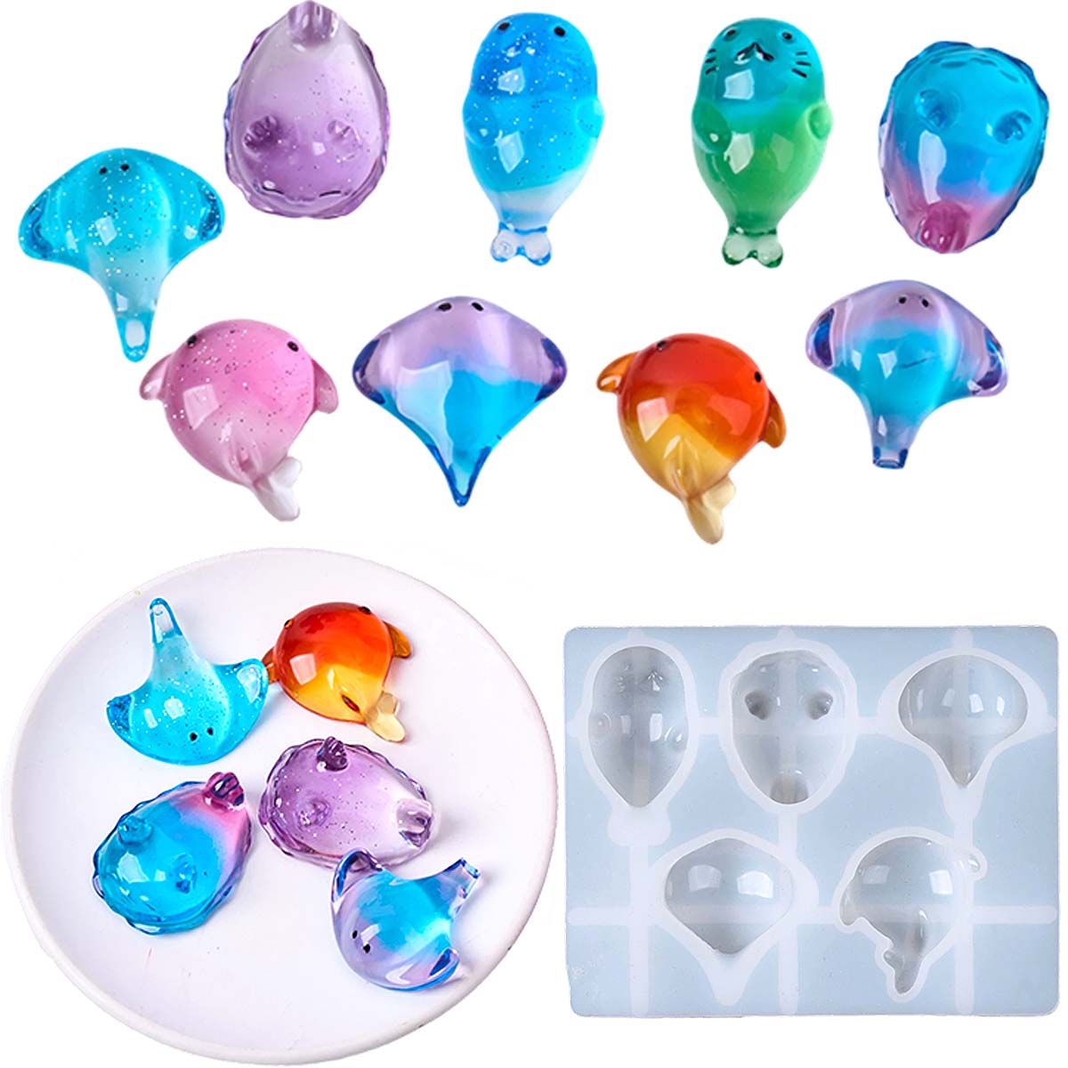 Candle Making Diy - 3D Şifalı Kawaii Manta Ray Balinası