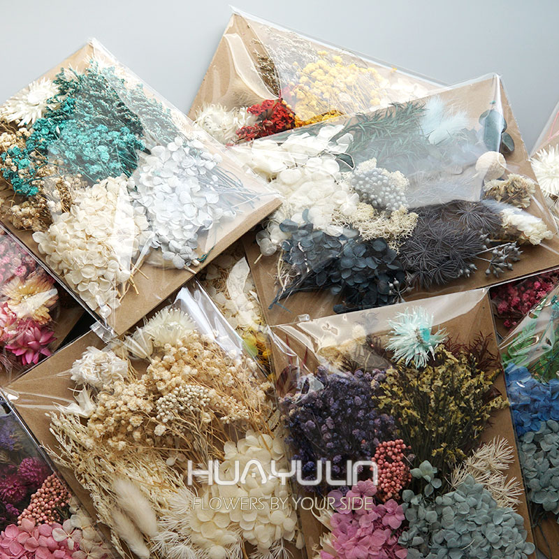 Candle Making Diy - 1 Paket Yapay Bitkiler Kurutulmuş Gerçek