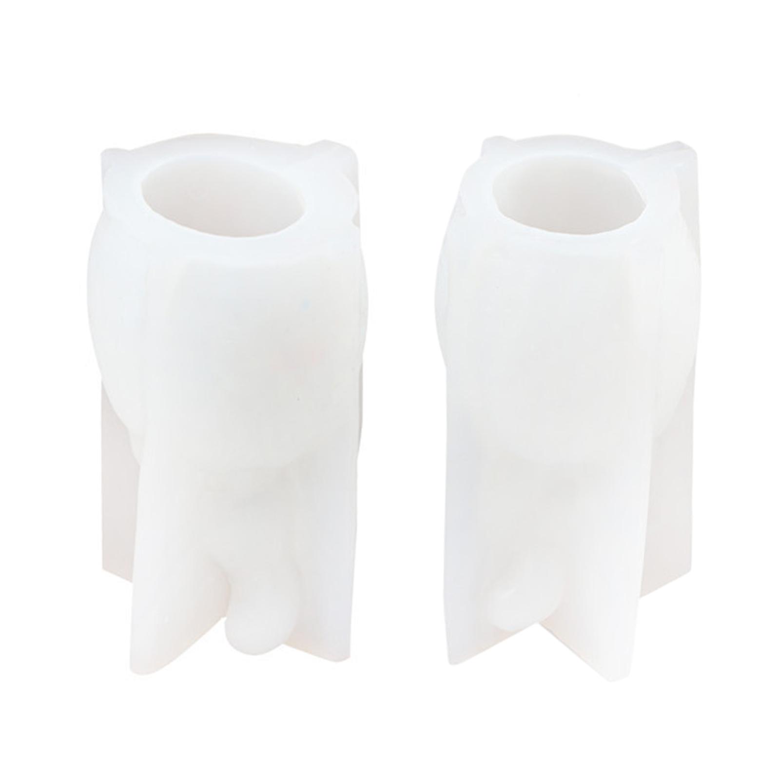 Candle Making Gel Wax - 3D Tavşan Silikon Mum Kalıbı Epoksi