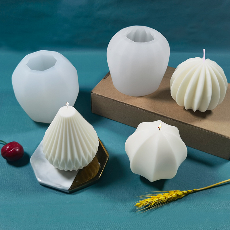 3D Silikon Mum Kalıpları Geome - Candle Making Gel Wax incelemesi ve fiyatı