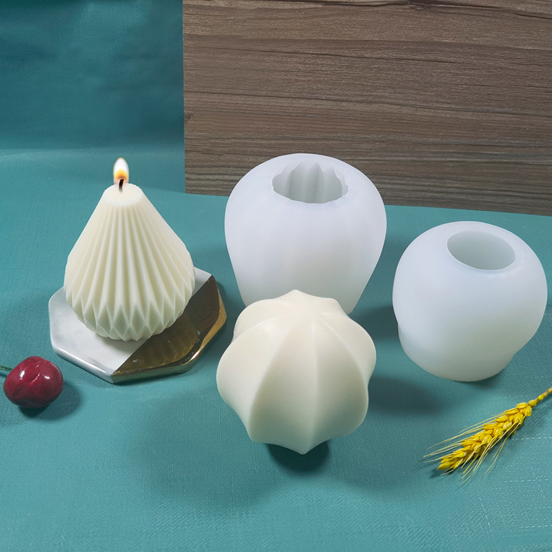 3D Silikon Mum Kalıpları Geome - Candle Making Gel Wax incelemesi ve fiyatı