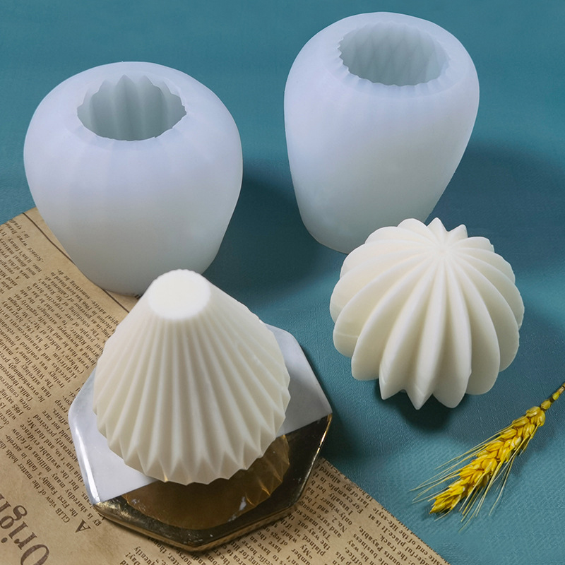 3D Silikon Mum Kalıpları Geome - Candle Making Gel Wax incelemesi ve fiyatı