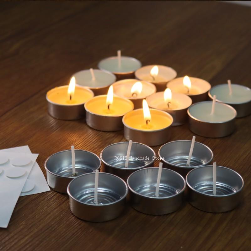 Boş çay balmumu dairesel alümi - Candle Making Jars incelemesi ve fiyatı
