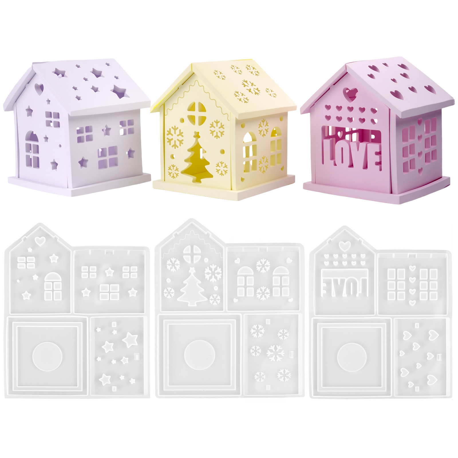 3D Ev silikon kalıp DIY Noel A - Candle Making Diy incelemesi ve fiyatı