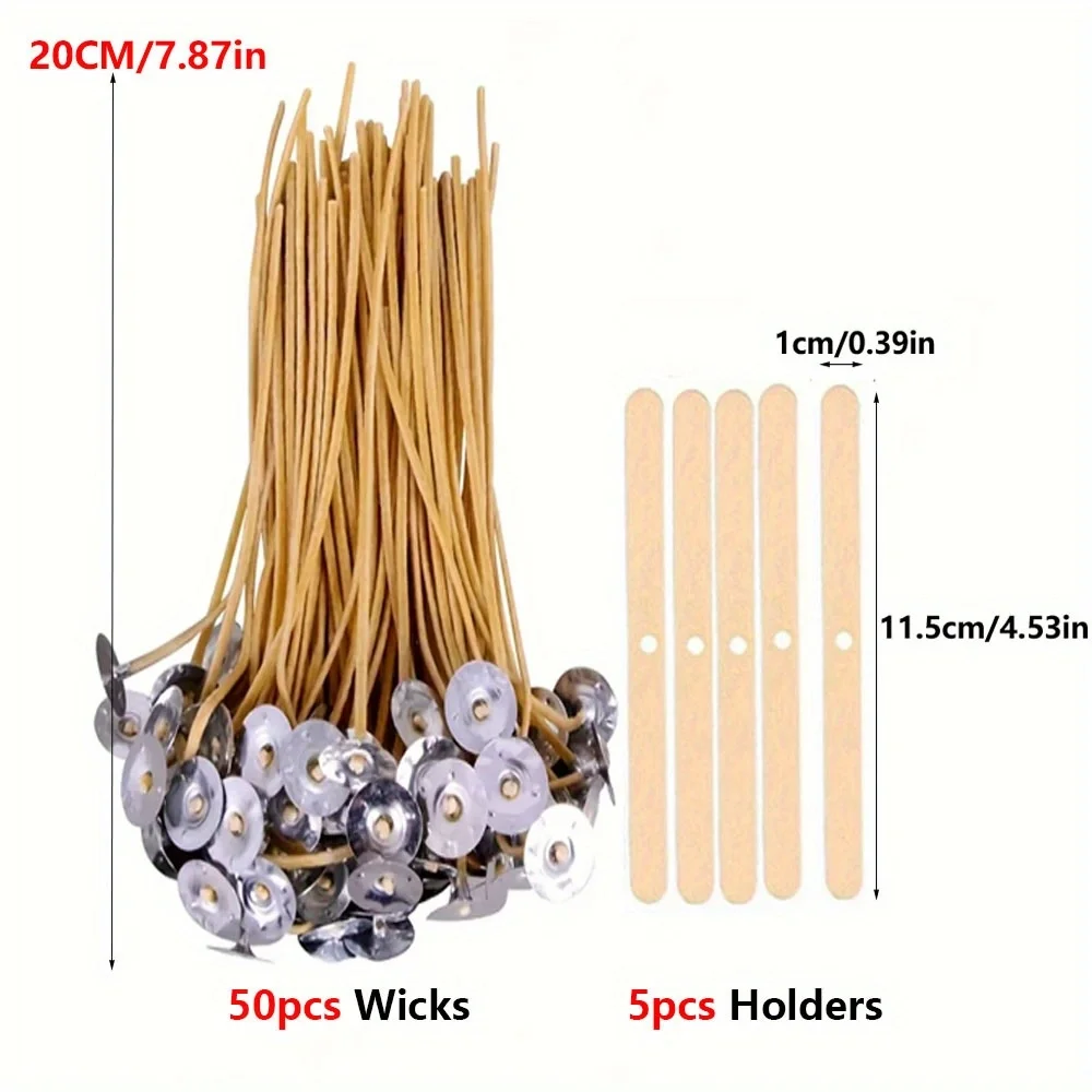 Mum Fitilleri 50 ADET 8 Inç Ke - Candle Making Kit Beeswax incelemesi ve fiyatı