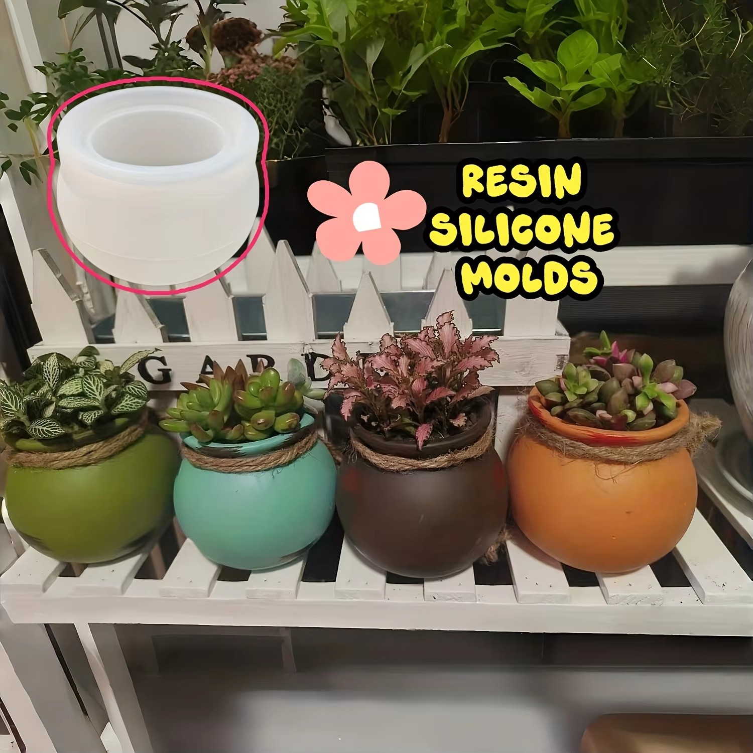 Silikon Saksı Kalıpları, Reçin - Candle Making Diy incelemesi ve fiyatı