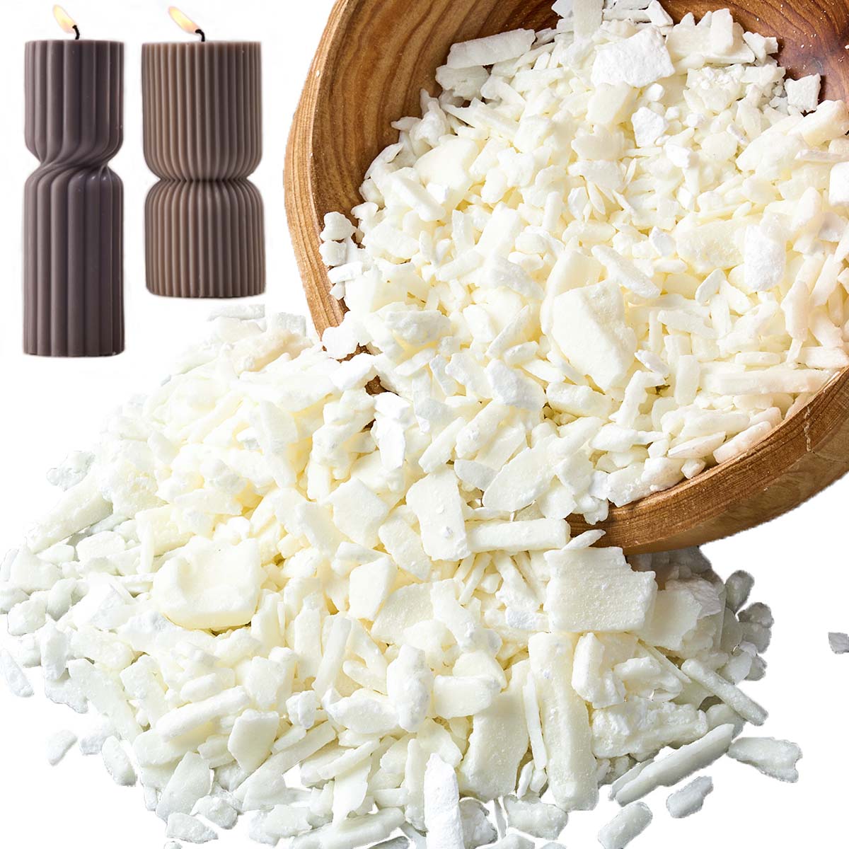 1 Pound Saf Beyaz Soya Balmumu - Candle Making Kit Diy incelemesi ve fiyatı