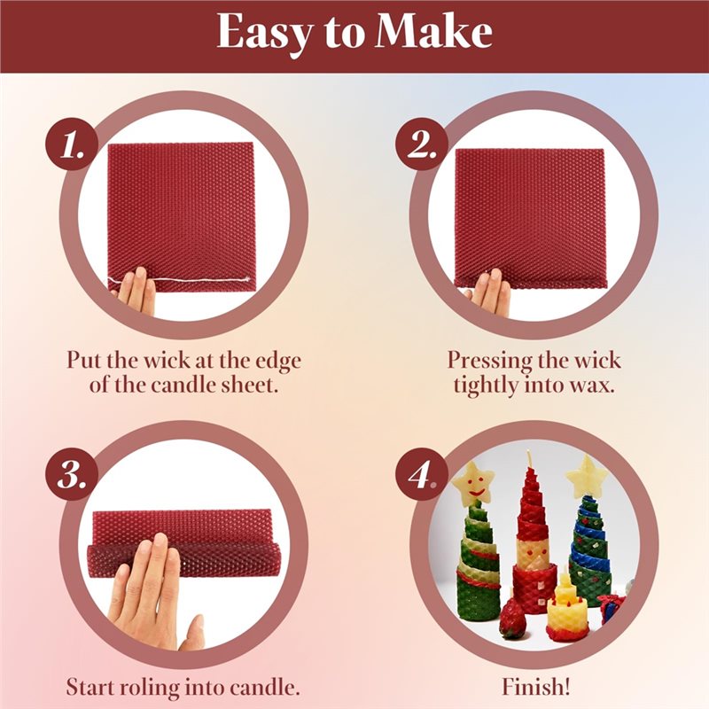 AT21-Bee Swax Sheets (24 Adet) - Candle Making Kit Beeswax incelemesi ve fiyatı