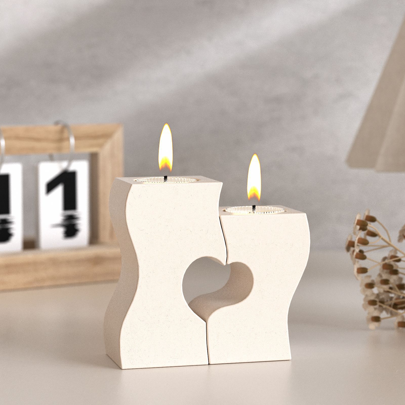 S Kalp Şamdan Silikon Kalıplar - Candle Making Diy incelemesi ve fiyatı