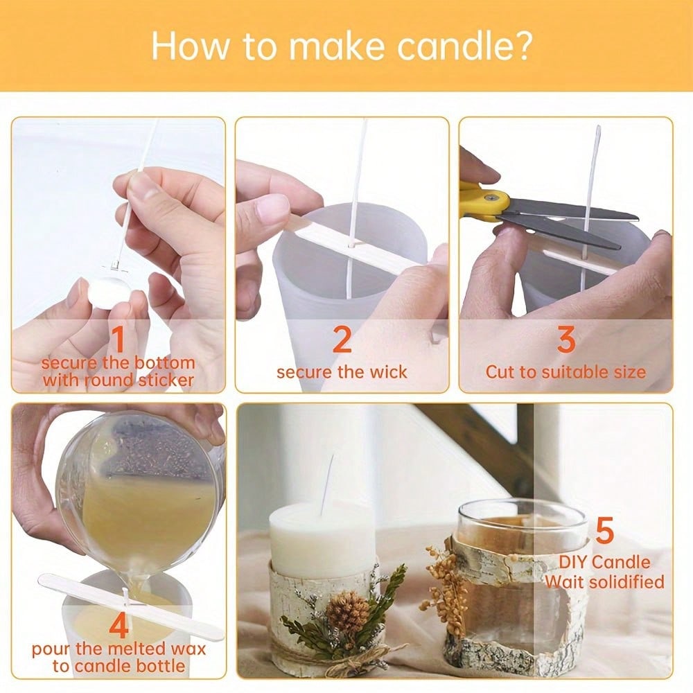 5/10/20/30/50 adet Ahşap Mum F - Candle Making Kit Diy incelemesi ve fiyatı