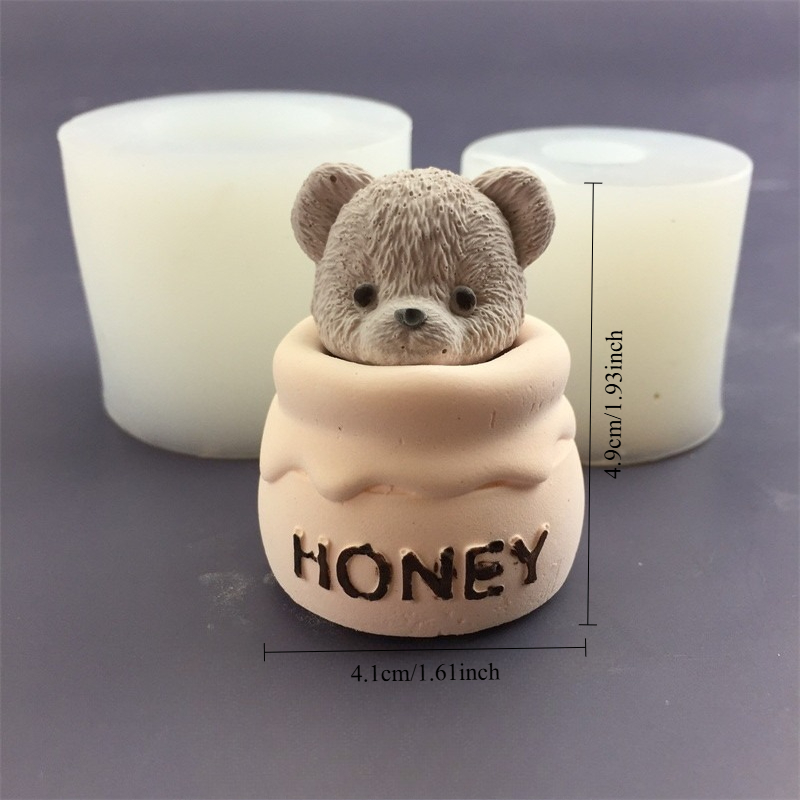 Sevimli Ayı Bal Kavanozu Silik - Candle Making Jars incelemesi ve fiyatı