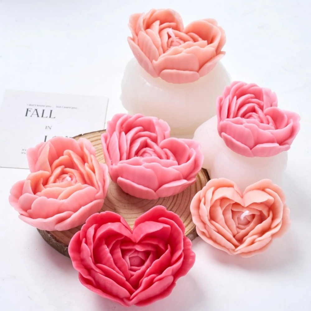 Yığılmış Yaprakları Kalp Gül S - Candle Making Date incelemesi ve fiyatı